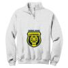 NuBlend ® 1/4 Zip Cadet Collar Sweatshirt Thumbnail