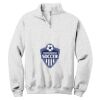 NuBlend ® 1/4 Zip Cadet Collar Sweatshirt Thumbnail