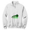 NuBlend ® 1/4 Zip Cadet Collar Sweatshirt Thumbnail