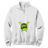 NuBlend ® 1/4 Zip Cadet Collar Sweatshirt Thumbnail