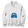 NuBlend ® 1/4 Zip Cadet Collar Sweatshirt Thumbnail