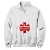 NuBlend ® 1/4 Zip Cadet Collar Sweatshirt Thumbnail