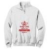 NuBlend ® 1/4 Zip Cadet Collar Sweatshirt Thumbnail