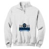 NuBlend ® 1/4 Zip Cadet Collar Sweatshirt Thumbnail