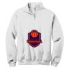 NuBlend ® 1/4 Zip Cadet Collar Sweatshirt Thumbnail