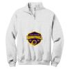 NuBlend ® 1/4 Zip Cadet Collar Sweatshirt Thumbnail