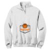 NuBlend ® 1/4 Zip Cadet Collar Sweatshirt Thumbnail