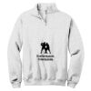 NuBlend ® 1/4 Zip Cadet Collar Sweatshirt Thumbnail
