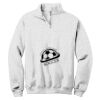 NuBlend ® 1/4 Zip Cadet Collar Sweatshirt Thumbnail