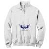 NuBlend ® 1/4 Zip Cadet Collar Sweatshirt Thumbnail