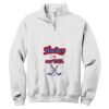 NuBlend ® 1/4 Zip Cadet Collar Sweatshirt Thumbnail