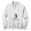 NuBlend ® 1/4 Zip Cadet Collar Sweatshirt Thumbnail