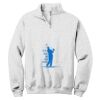 NuBlend ® 1/4 Zip Cadet Collar Sweatshirt Thumbnail