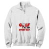 NuBlend ® 1/4 Zip Cadet Collar Sweatshirt Thumbnail