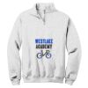 NuBlend ® 1/4 Zip Cadet Collar Sweatshirt Thumbnail