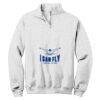 NuBlend ® 1/4 Zip Cadet Collar Sweatshirt Thumbnail