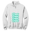 NuBlend ® 1/4 Zip Cadet Collar Sweatshirt Thumbnail