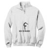 NuBlend ® 1/4 Zip Cadet Collar Sweatshirt Thumbnail