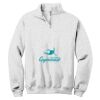 NuBlend ® 1/4 Zip Cadet Collar Sweatshirt Thumbnail