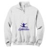 NuBlend ® 1/4 Zip Cadet Collar Sweatshirt Thumbnail