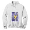 NuBlend ® 1/4 Zip Cadet Collar Sweatshirt Thumbnail