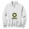 NuBlend ® 1/4 Zip Cadet Collar Sweatshirt Thumbnail