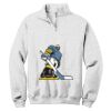 NuBlend ® 1/4 Zip Cadet Collar Sweatshirt Thumbnail