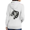 Ladies Core Fleece Pullover Hooded Sweatshirt Thumbnail