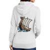 Ladies Core Fleece Pullover Hooded Sweatshirt Thumbnail