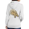 Ladies Core Fleece Pullover Hooded Sweatshirt Thumbnail