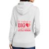 Ladies Core Fleece Pullover Hooded Sweatshirt Thumbnail