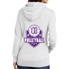 Ladies Core Fleece Pullover Hooded Sweatshirt Thumbnail