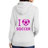 Ladies Core Fleece Pullover Hooded Sweatshirt Thumbnail